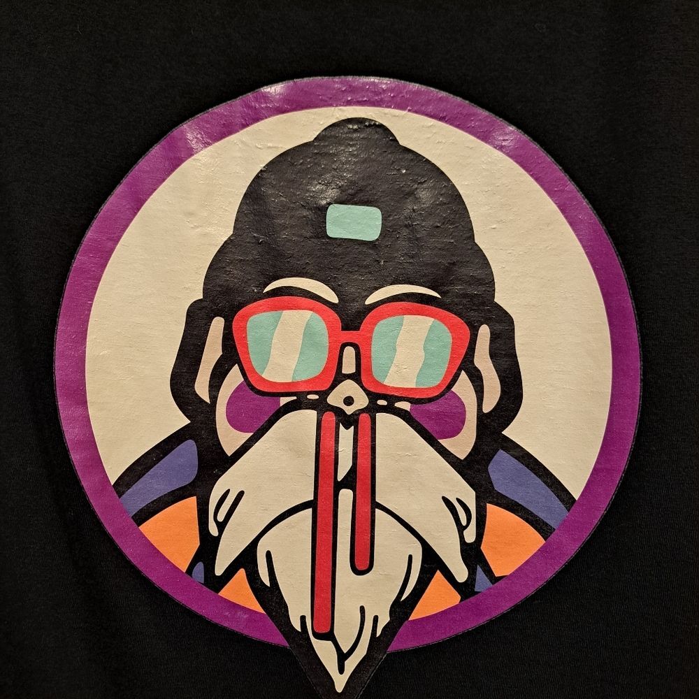 Master Roshi Black T-shirt Dragon Ball Graphic Tee Unisex XXL see measurements - Picture 3 of 6